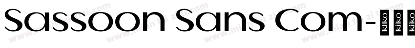 Sassoon Sans Com字体转换